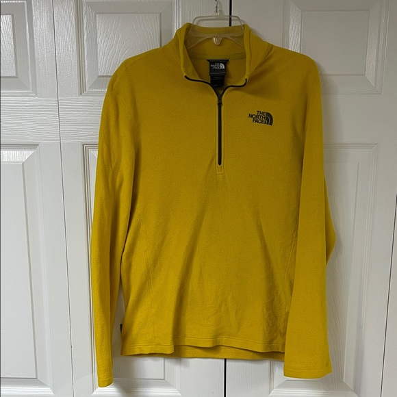 The North Face Golden Yellow Half-Zip Fleece - Picture 1 of 4